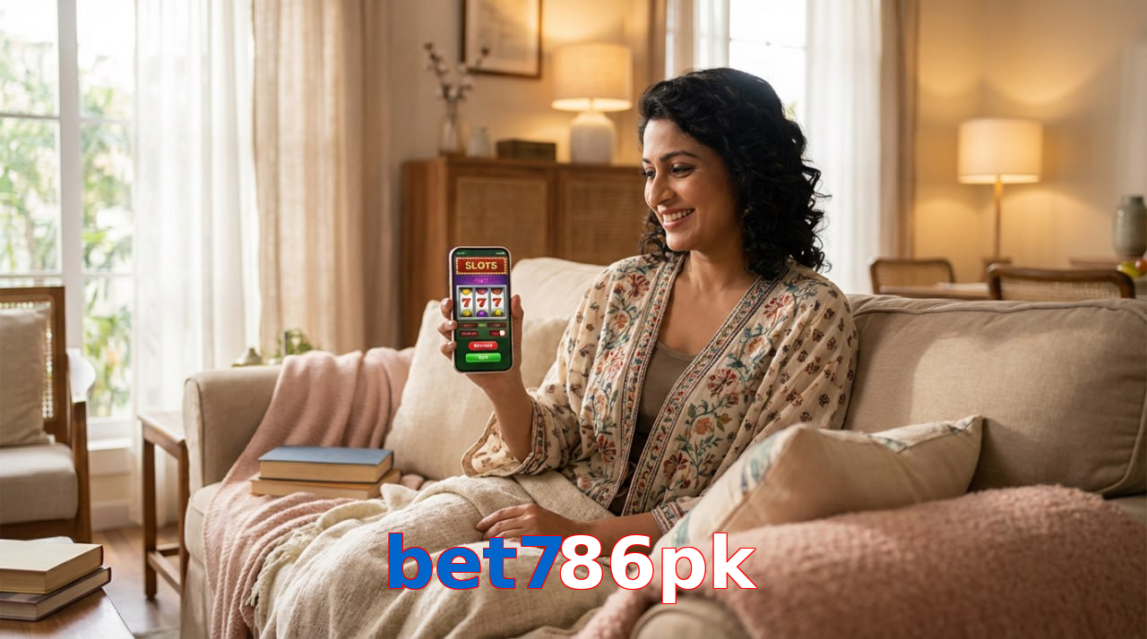 Main screen of Bet786pk online page for PK players